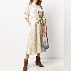 Polo Ralph Lauren Gorgeous Women’s Tied - Waist Puff Sleeve Dress